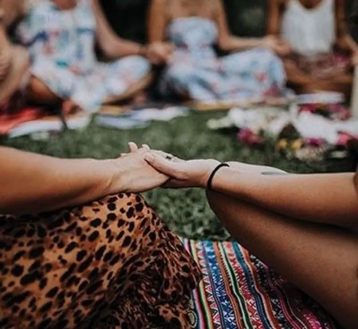 Reiki Healing Circle hands-on healing